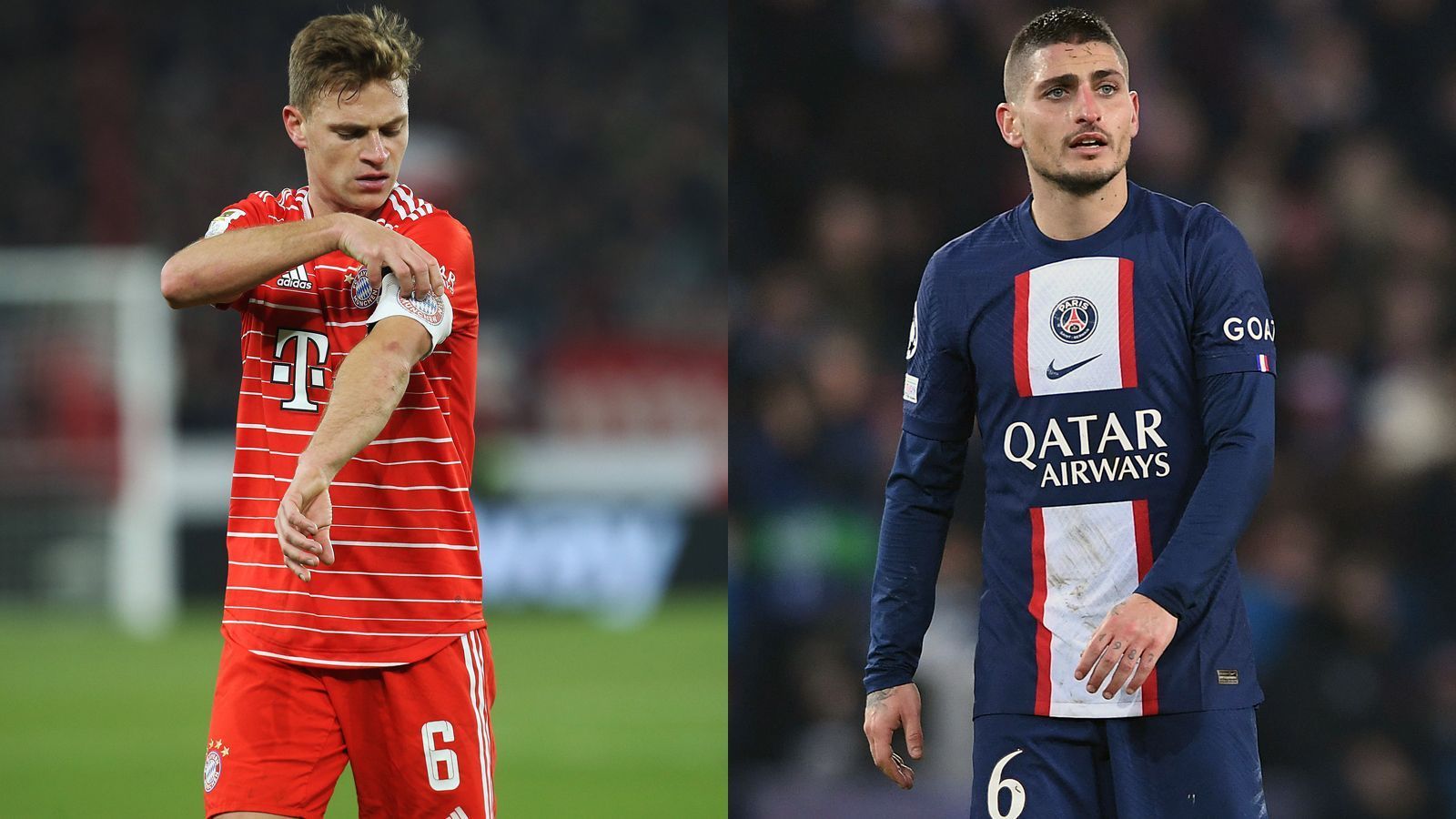 
                <strong>Mittelfeld: Joshua Kimmich vs. Marco Verratti</strong><br>
                Bayerns verlässliches Sechser-Duo wird durch Joshua Kimmich komplettiert. Der Nationalspieler überzeugt seit Jahren nicht nur durch hohe Passqualität, sondern auch durch Führungsstärke, ist er doch ein Vorbild in Sachen Ehrgeiz und Siegeswillen. Bisweilen schießt er dabei emotional öfter mal über das Ziel hinaus, aber das kann man ebenso über PSG-Star Marco Verratti behaupten. Sportlich sind Kimmich und der italienische Europameister Verratti im Großen und Ganzen auf Augenhöhe, daher: Punkt für beide. Zwischenstand: 6:4
              