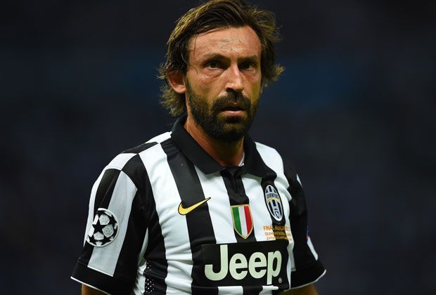 
                <strong>Mittelfeld: Andrea Pirlo (Juventus Turin)</strong><br>
                
              