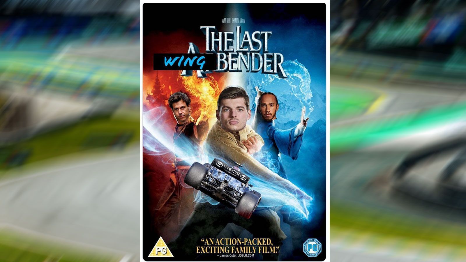 
                <strong>Jetzt in keinem Kino</strong><br>
                Für das absolute Highlight sorgt aber ein User, der Horrorfilm-Meister M. Night Shyamalan ein neues Werk andichtet. Von wegen "The Last Airbender" (auf deutsch: "Die Legende von Aang"), hier wird der Flügel gebändigt. In den Hauptrollen: Ach, seht ihr ja selbst...
              