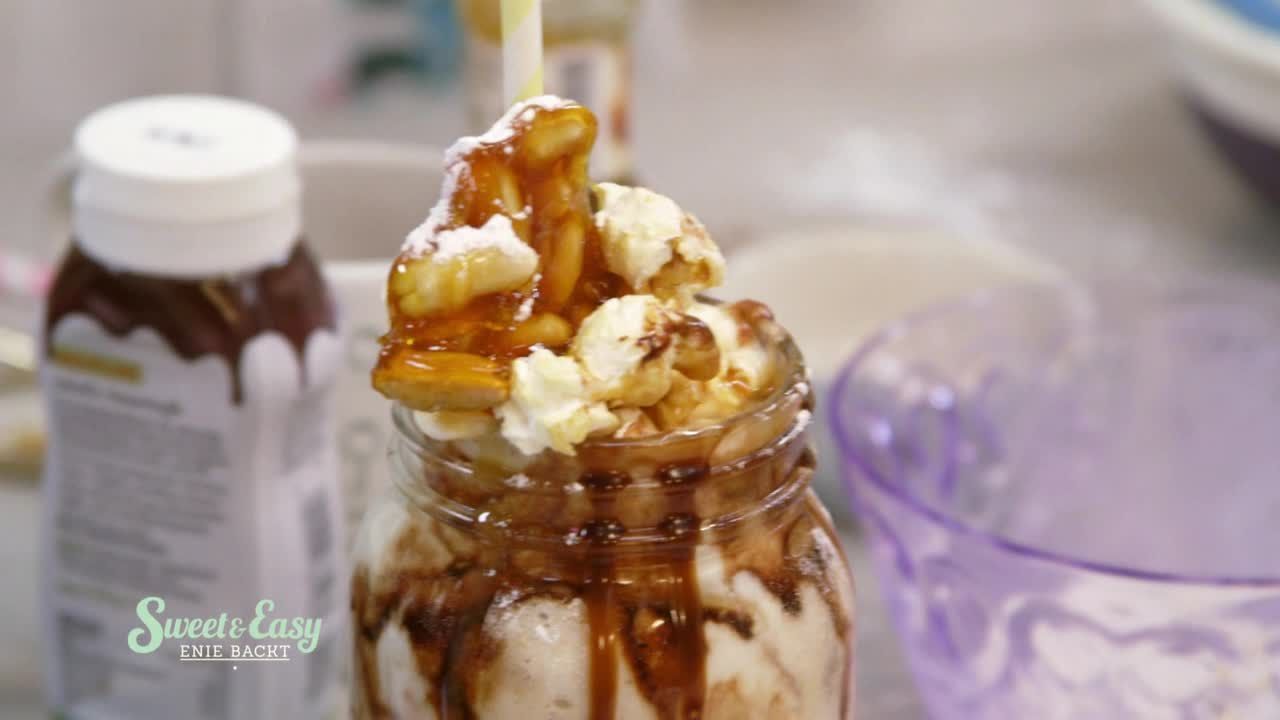 Erdnussbutter-Freakshake