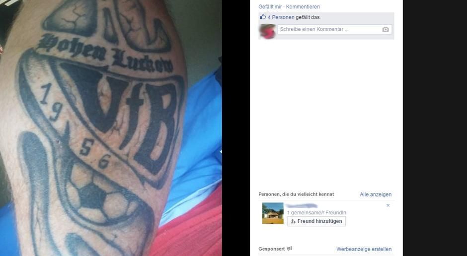 
                <strong>Bundesliga und Co.: Das sind die Klub-Tattoos der ran-User</strong><br>
                VfB Hohen Luckow.
              