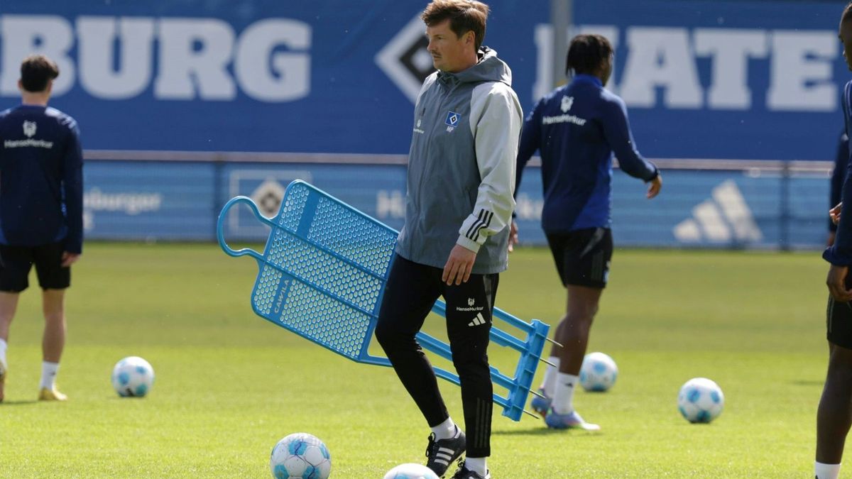 Will eine fitte Mannschaft: HSV-Trainer Merlin Polzin