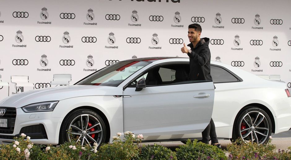 
                <strong>Real Madrid & Audi</strong><br>
                Marco Asensio (Sturm)Auto: Audi S5
              