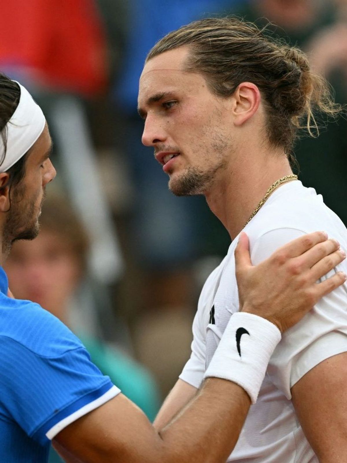 Von Musetti in Paris geschlagen: Alexander Zverev (r.)