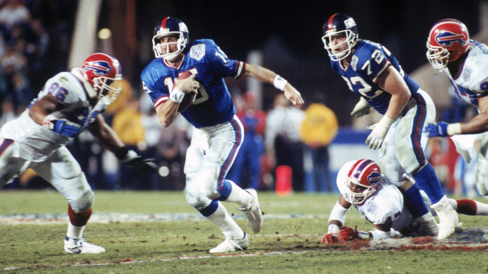 <strong>Super Bowl XXV</strong><br>
                New York Giants&nbsp;-&nbsp;Buffalo Bills 20:19 (27. Januar 1991)<br>Stadion:&nbsp;Tampa Stadium (Tampa)

