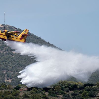 Brandschutzübung in Griechenland
