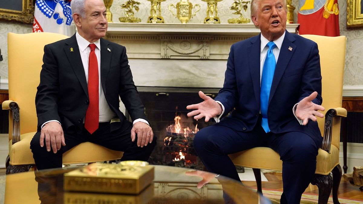 Der US-Präsident empfing den israelischen Ministerpräsidenten Netanjahu.