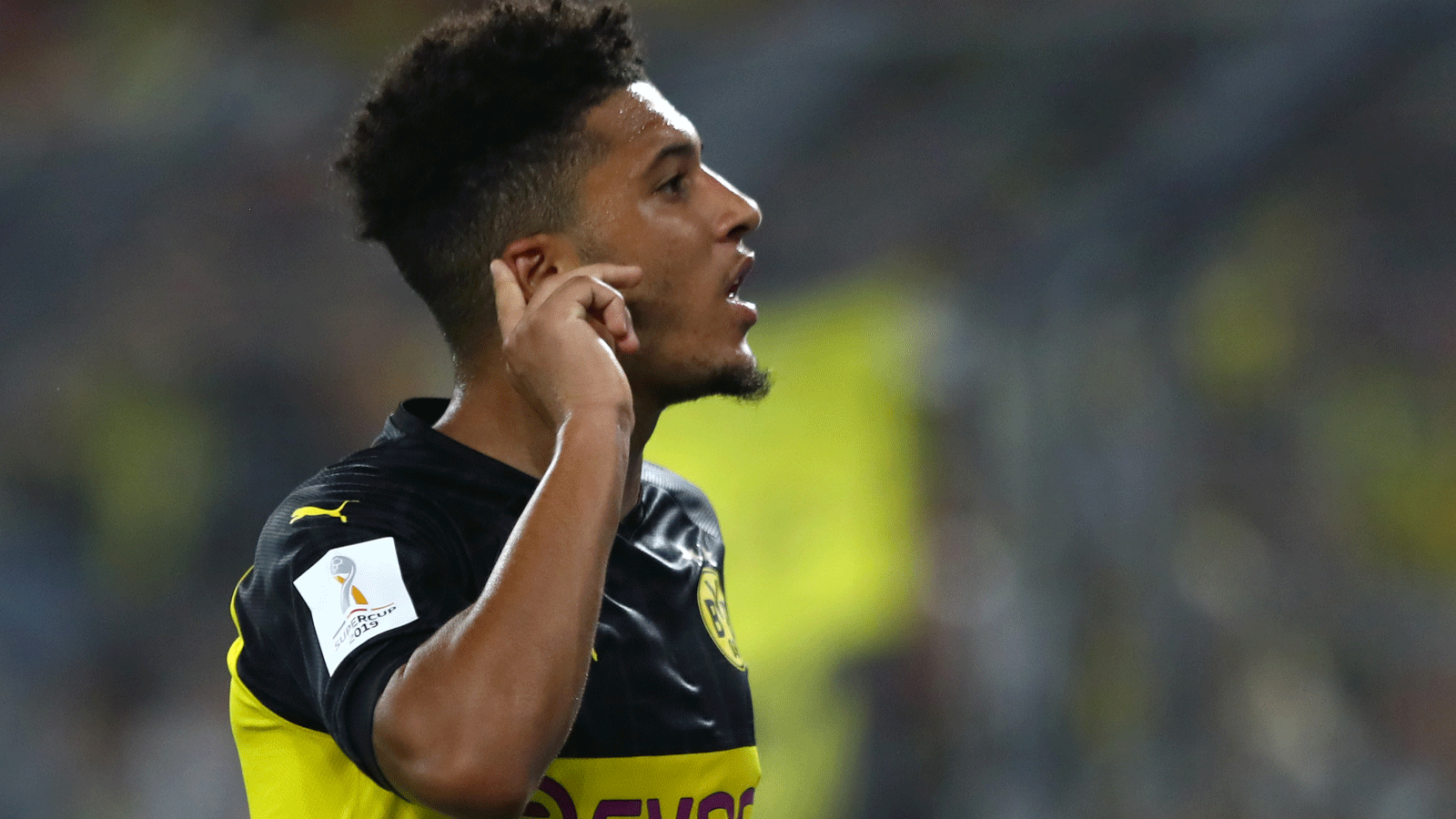 
                <strong>Platz 1: Jadon Sancho (20)</strong><br>
                 - Verein: Borussia Dortmund - Position: Rechtsaußen - Marktwert: 117 Millionen Euro
              