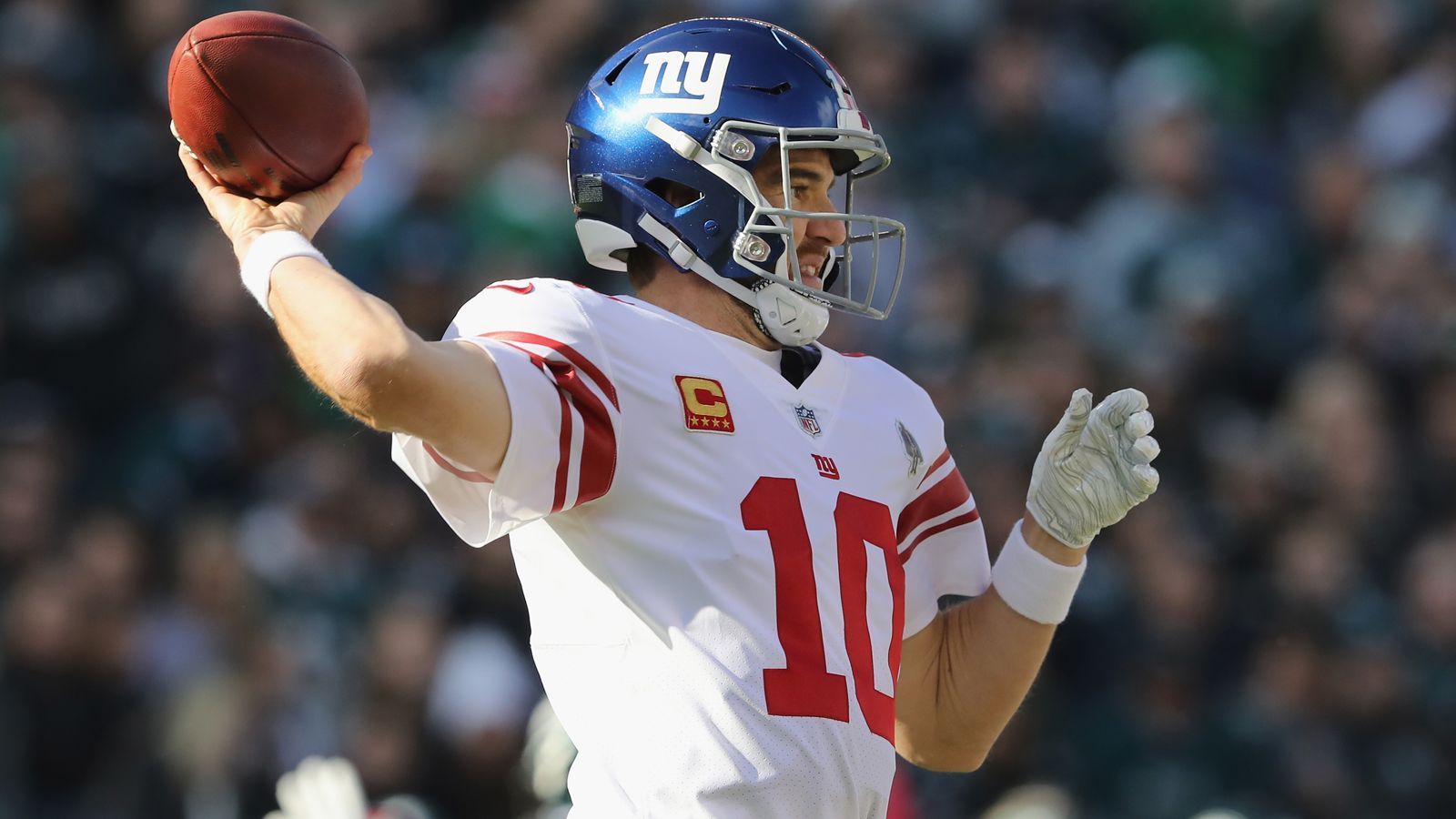 
                <strong>New York Giants: Eli Manning (QB)</strong><br>
                97.500.000 Dollar (Laufzeit: sechs Jahre)
              