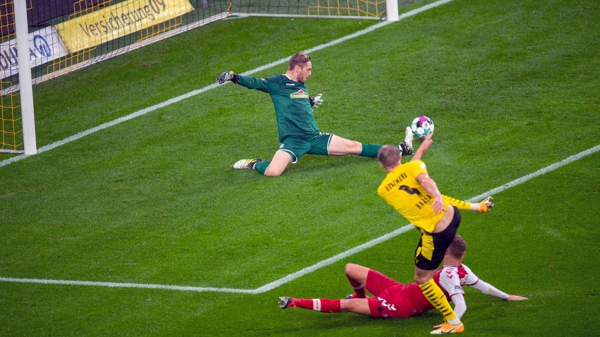 Erzielte zwei Tore gegen Freiburg: Erling Haaland