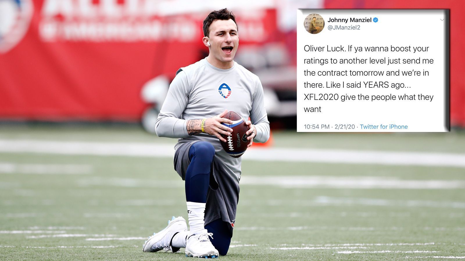 
                <strong>Verlierer: Johnny Manziel</strong><br>
                Johnny Manziel sorgte in dieser Woche für Aufsehen, als er auf Twitter erst anbot, in der XFL zu spielen und später seinen Twitter-Account löschte. Kurz darauf stellte sich heraus, dass es sich bei der Aktion um einen PR-Gag des ehemaligen Bowns-Quarterbacks handelte. Er habe "null Interesse" daran, wieder Football zu spielen. Er liebe es lediglich, für Aufsehen zu sorgen. Anstatt der Welt zu zeigen, dass er sich doch als professioneller Footballspieler durchsetzen kann, bevorzugt Johnny also seine 15 Minuten im Rampenlicht.  
              