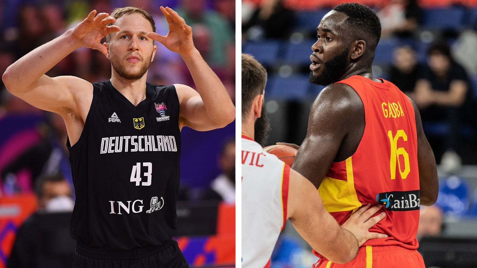 
                <strong>Power Forward / Center: Christian Sengfelder gegen Usman Garuba</strong><br>
                Schwierig ist auch der letzte Vergleich zwischen den Iberern und Deutschland. Christian Sengfelder schaute bislang fast bei allen Spielen über die volle Distanz von der Bank aus zu. Einzig im letzten und unbedeutenden Gruppenspiel gegen Ungarn durfte er für längere Zeit ran, überzeugte aber mit einer starken Leistung. Big-Man-Talent Usman Garuba hat bei den Spaniern eine deutlich wichtigere Rolle. Zum direkten Duell auf dem Parkett wird es wohl gar nicht erst kommen. Klarer Sieg für den 20-Jährigen. Punkt für Spanien, 6:6.
              