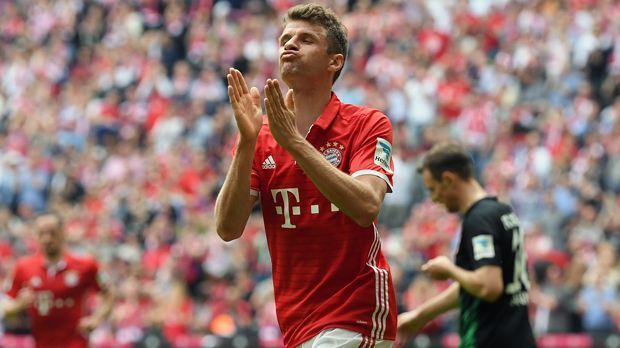
                <strong>Platz 10 - Thomas Müller (FC Bayern München)</strong><br>
                Rückrunden-Tore: 4Rückrunden-Vorlagen: 7Scorerpunkte in der Rückrunde: 11Scorerpunkte Saison 2016/17: 19 (5 Tore, 14 Vorlagen)
              