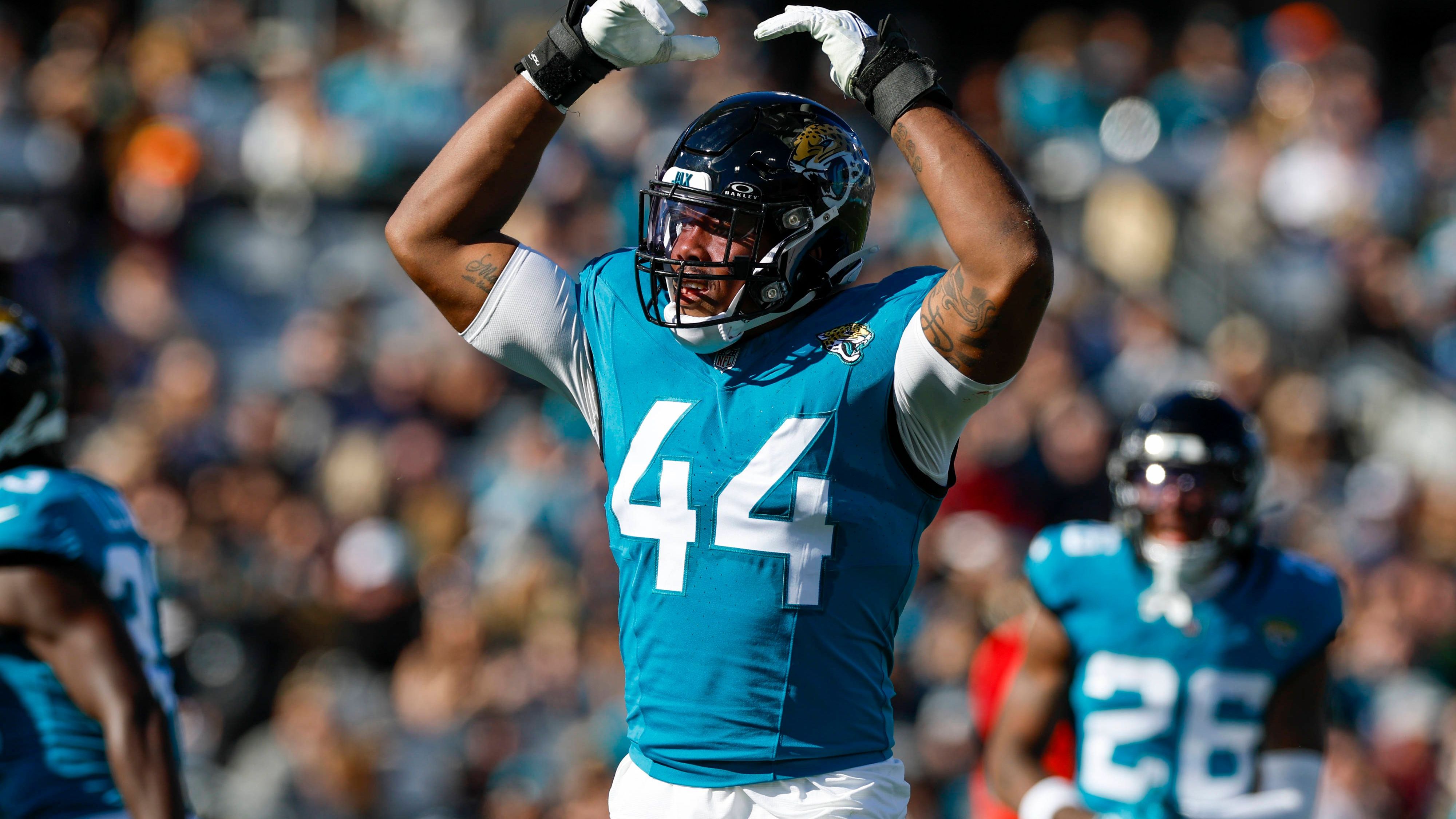 <strong>17. Travon Walker, DE (2022, Jacksonville Jaguars)</strong><br>Als First Overall Pick und vielversprechender Pass Rusher hat Walker das Potenzial, zu einem Schlüsselspieler in der Verteidigung der Jaguars zu werden und seine Leistung in den kommenden Jahren wird seinen Platz in dieser Rangliste weiter bestimmen.