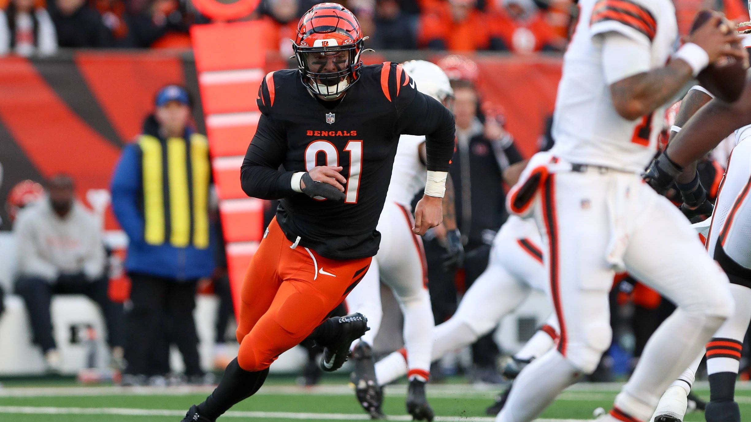 <strong>Platz 14: Trey Hendrickson (Cincinnati Bengals)</strong><br>- Position: Defensive End<br>- Platzierung letzte Saison: 77