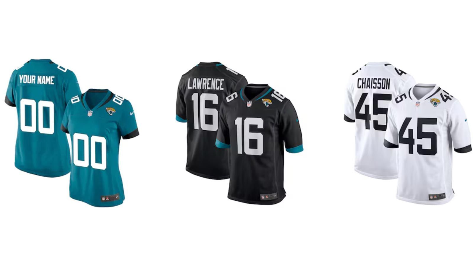 
                <strong>Jacksonville Jaguars</strong><br>
                Team-Farben: Blaugrün, Schwarz und Gold
              