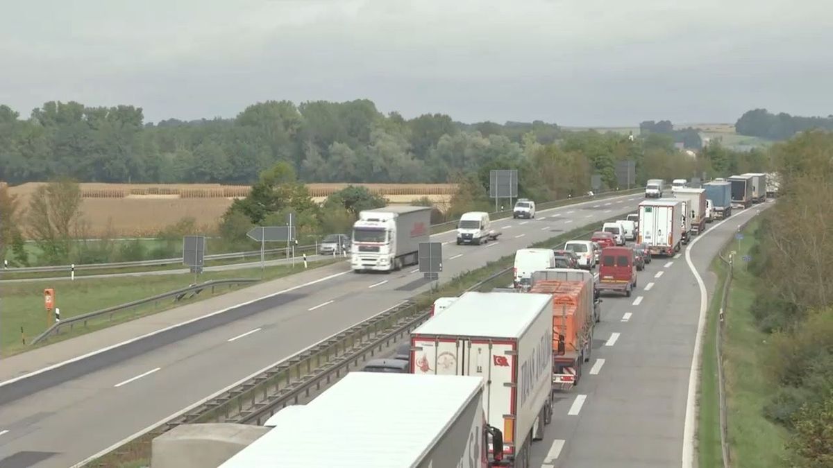 Stau auf Bayerns Straßen