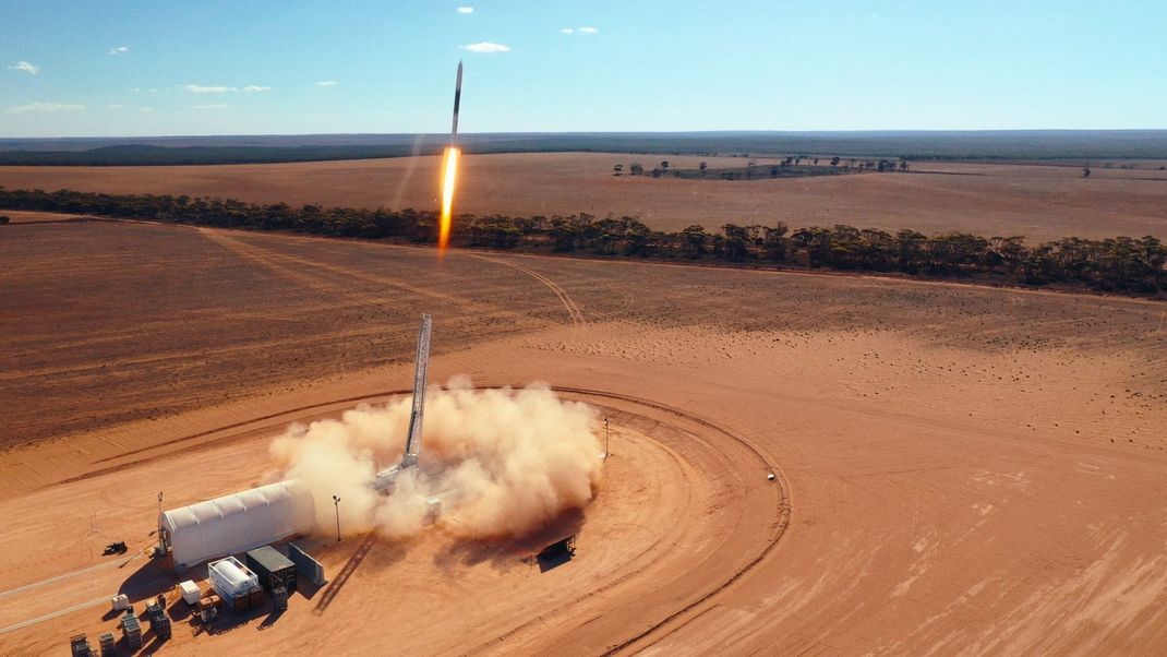 Im australischen Koonibba ist eine Rakete der Firma HyImpulse aus der Nähe von Heilbronn abgehoben.
