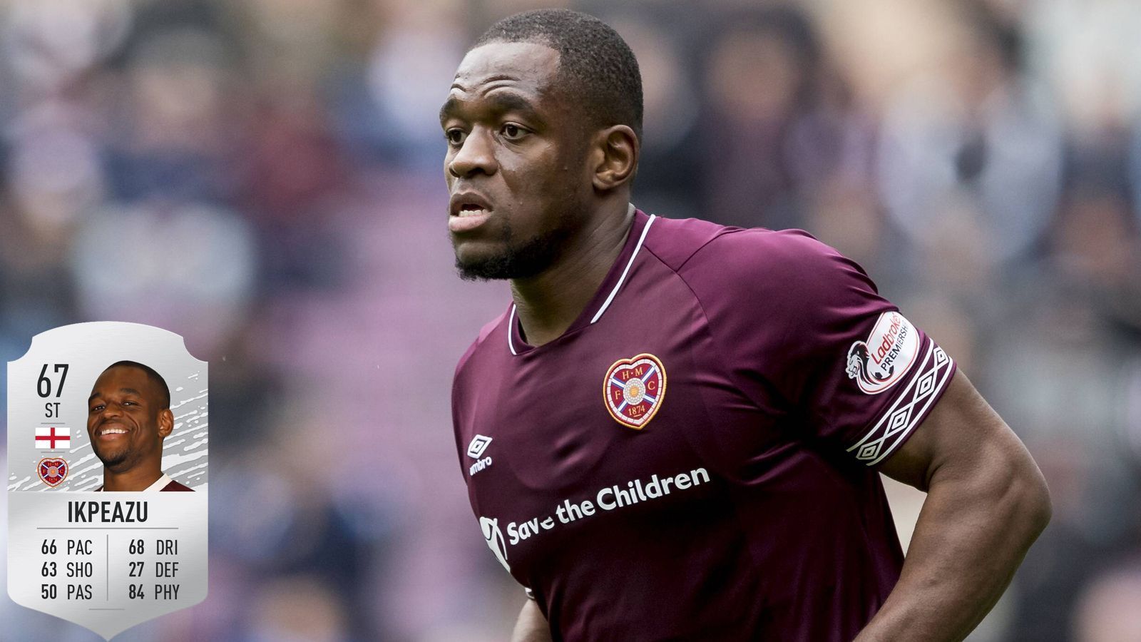 
                <strong>Platz 5: Uche Ikpeazu - Heart of Midlothian</strong><br>
                Stärke: 94
              