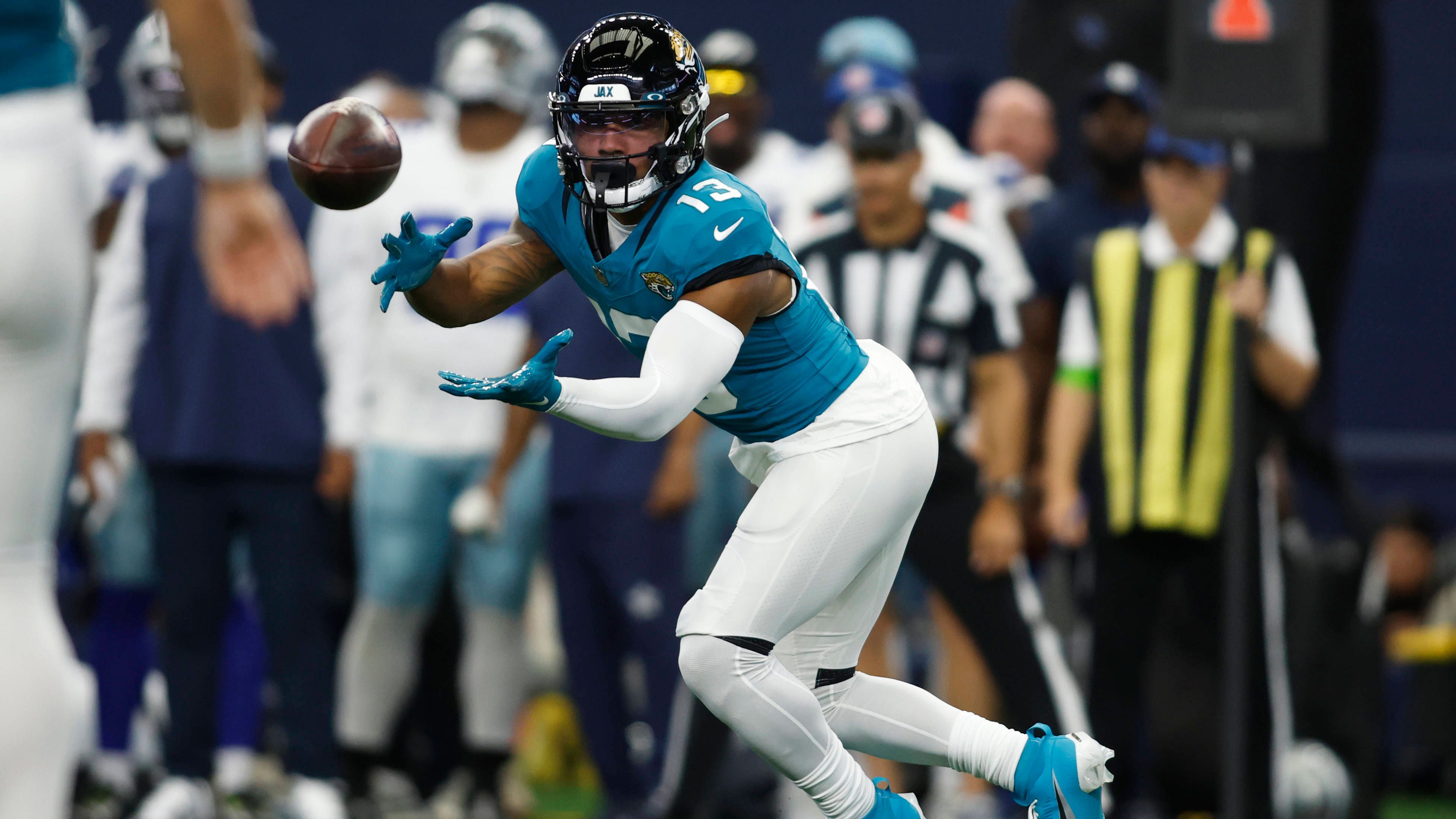 <strong>Jacksonville Jaguars: Christian Kirk </strong><br>Position: Wide Receiver <br>Durchschnittliches Jahresgehalt: 18 Millionen US-Dollar <br>Gesamtvolumen: 72 Millionen US-Dollar