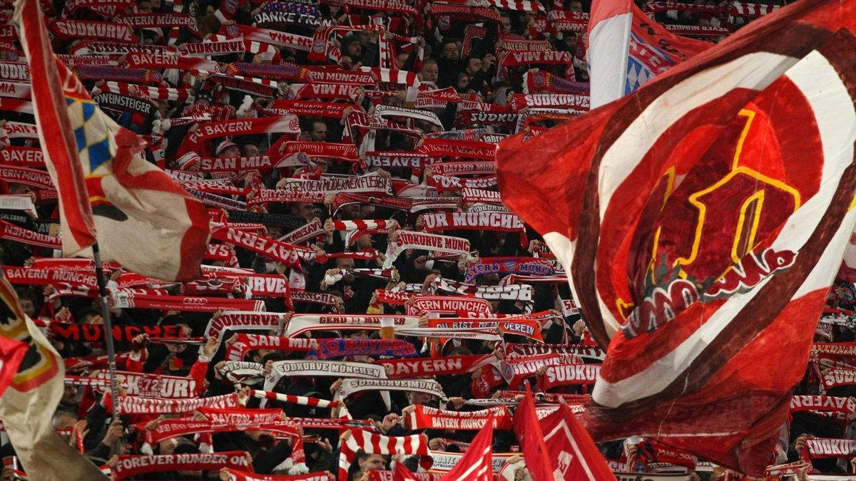 Bayern-Fans beim Benfica-Spiel