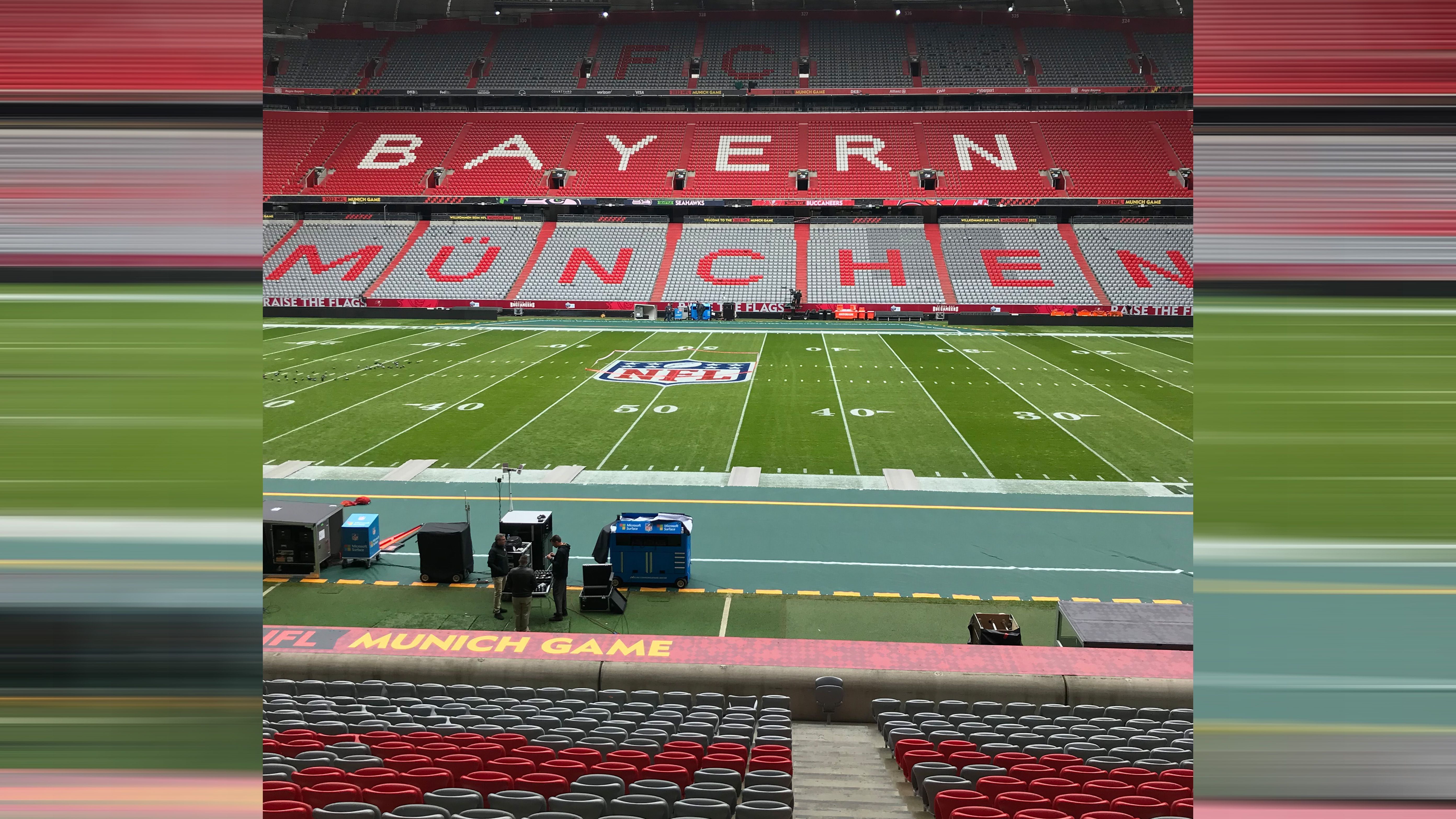 Munich Game Der Wandel der Allianz Arena in einen NFLPalast