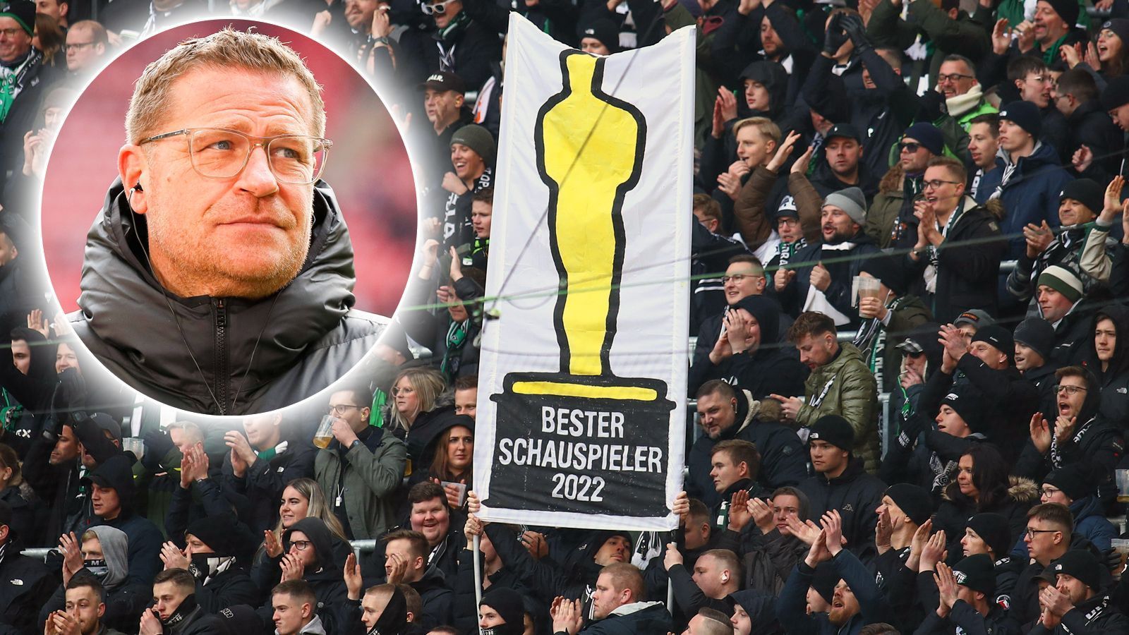 
                <strong>Gladbach zu Gast in Leipzig: Spott und Häme für Max Eberl</strong><br>
                Beim ersten Aufeinandertreffen von Max Eberl mit Ex-Klub Borussia Mönchengladbach machten die "Fohlen"-Fans einmal mehr deutlich, was sie vom Engagement des ehemaligen Managers bei RB Leipzig halten. Für den 49-Jährigen setzte es Hohn und Spott. ran zeigt die Transparente voller Wut.
              