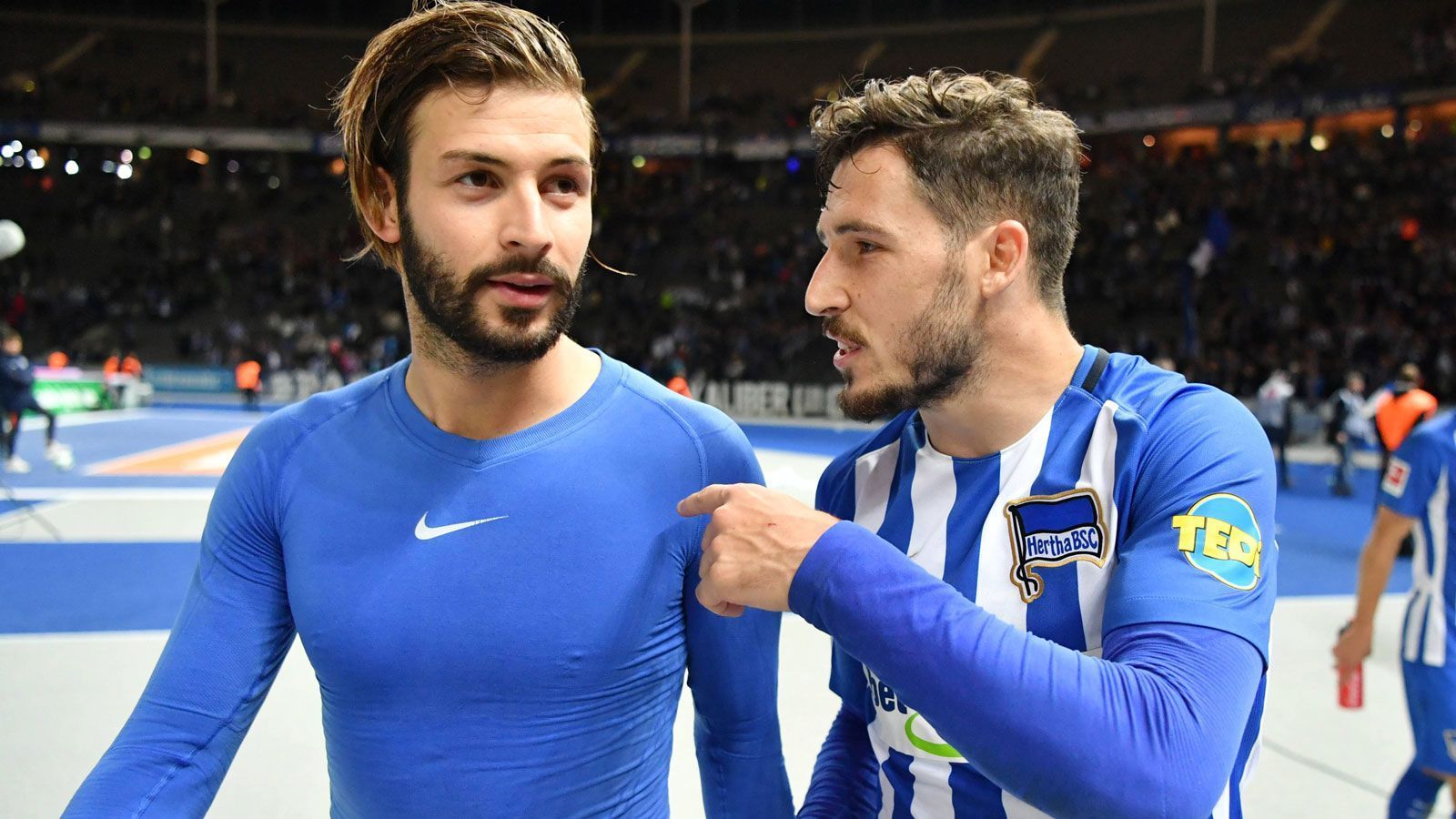 
                <strong>Hertha BSC: zwei WM-Spieler</strong><br>
                Mathew Leckie (Australien), Marvin Plattenhardt (Deutschland)
              