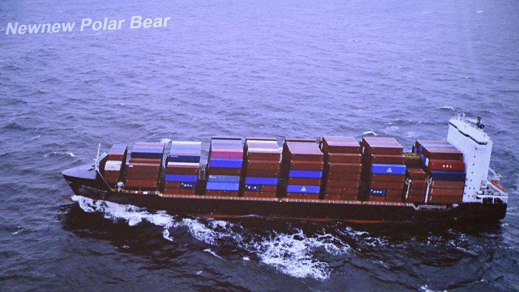 Das chinesische Schiff "Newnew Polar Bear" soll mit seinem Anker die Pipeline beschädigt haben.