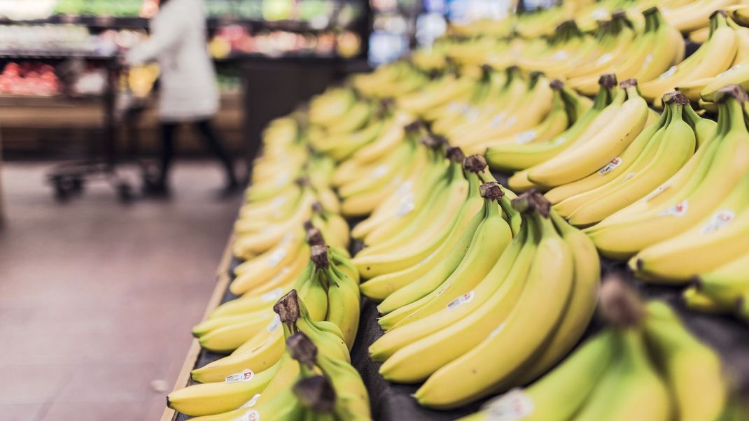 Bananen machen mit ihrer gelben Schale nicht nur gute Laune, sie stecken auch voller Kalium.