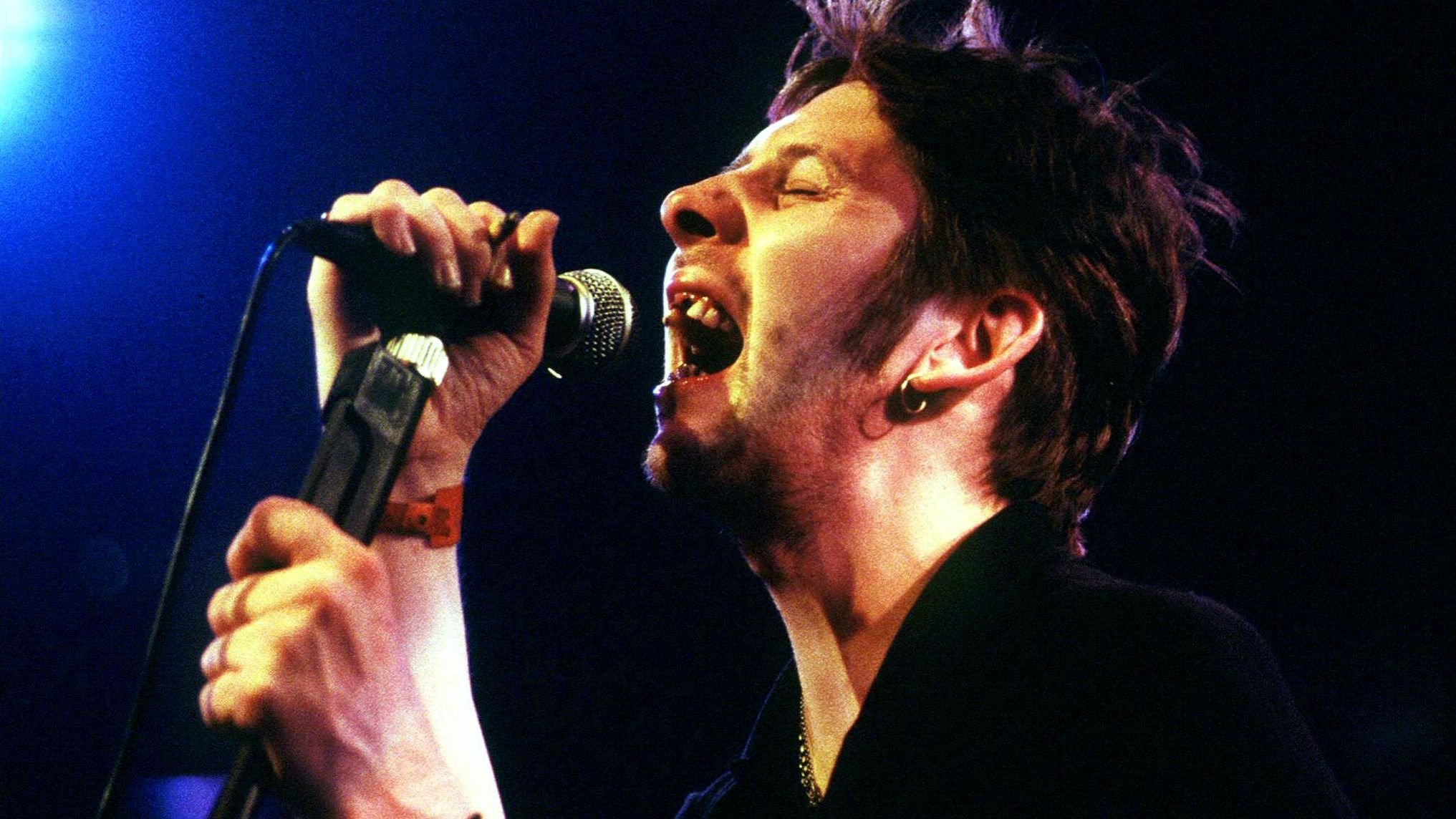 Shane MacGowan (25. Dezember 1957 - 30. November 2023), irischer Sänger und Songwriter