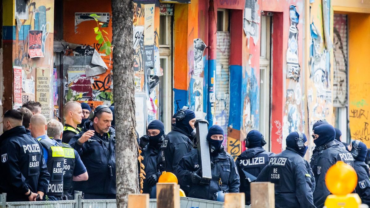 Polizeieinsatz in der Rigaer Straße 94
