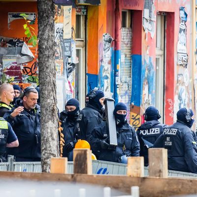 Polizeieinsatz in der Rigaer Straße 94