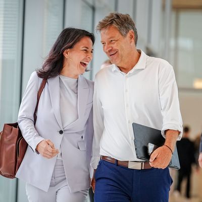 Annalena Baerbock (Bündnis 90/Die Grünen), Außenministerin, und Robert Habeck (Bündnis 90/Die Grünen), Bundesminister für Wirtschaft und Klimaschutz.