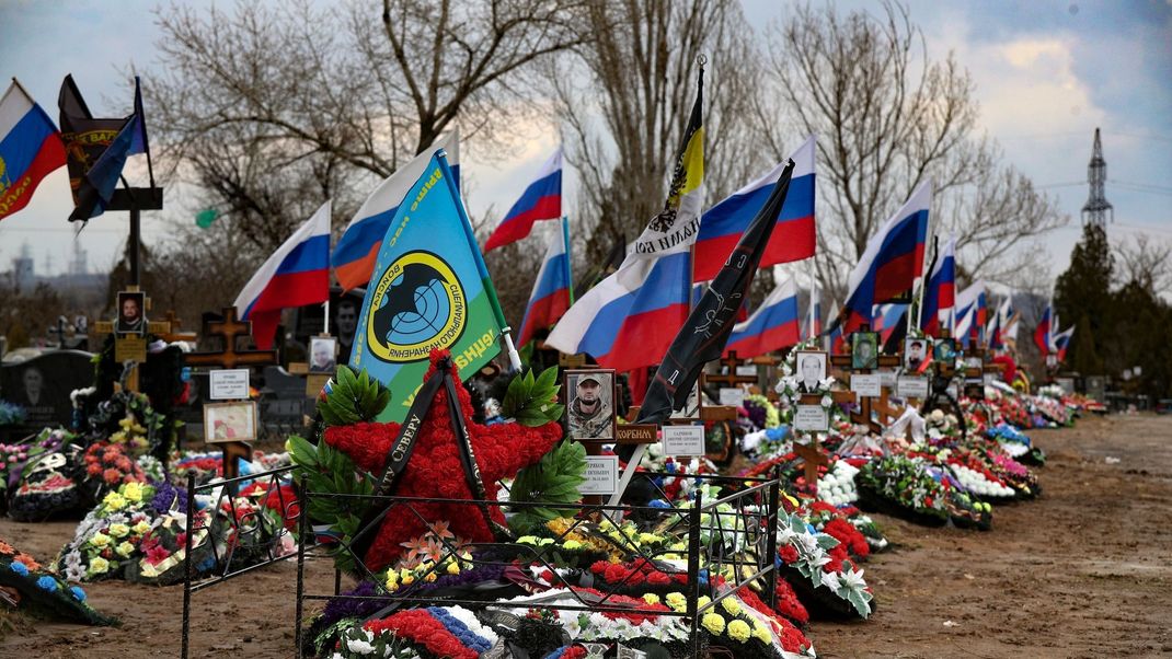 Russische Soldatengräber