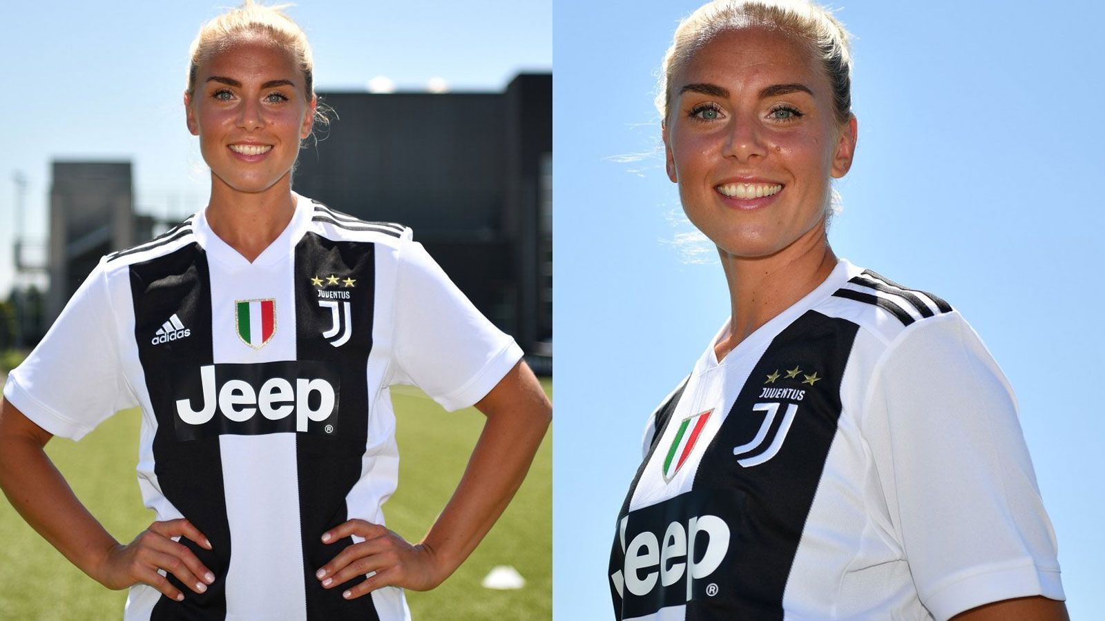 
                <strong>Petronella Ekroth</strong><br>
                Juventus Turin ist der nächste heiße Neuzugang ins Netz gegangen. Nachdem gerade erst mit Cristiano Ronaldo einer der glamourösesten Fußballer weltweit nach Italien gewechselt ist und mit seinem muskulösen Body bei den weiblichen Tifosi künftig für den einen oder anderen Schweißausbruch sorgen dürfte, legten nun die Juventus-Damen nach und präsentierten mit der Schwedin Petronella Ekroth einen echten Hingucker.
              