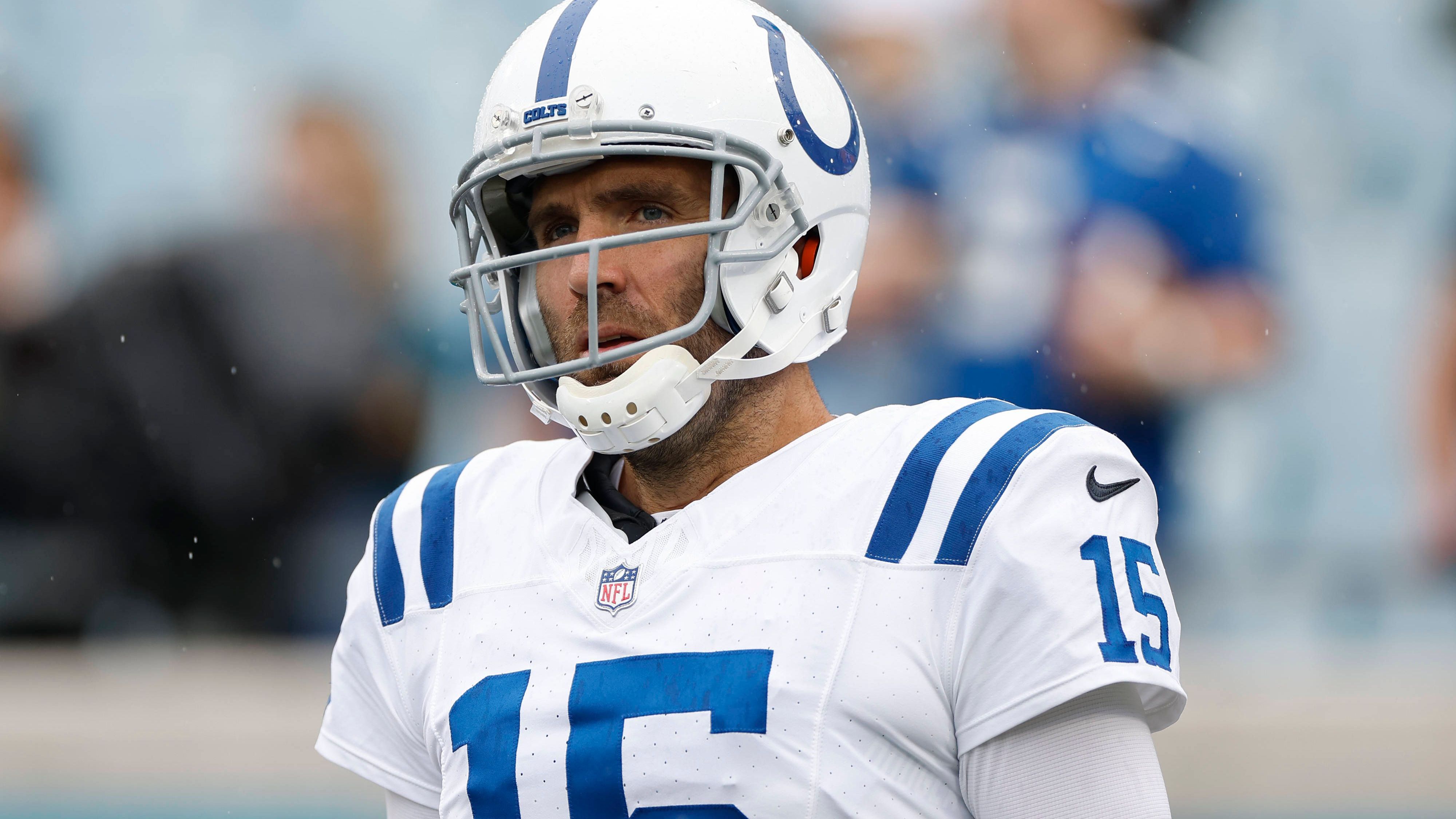 <strong>Platz 22: Joe Flacco (Indianapolis Colts)</strong><br>Währenddessen droht den Colts ein Dilemma. Denn: Juwel Anthony Richardson musste erneut verletzungsbedingt pausieren und spielte bis dato eine inkonstante Saison. Routinier Joe Flacco lässt derweil keinerlei Zweifel an seiner Qualität zu. In zwei Einsätzen kommt er auf 527 Passing Yards, fünf Touchdowns und warf noch keine Interception.