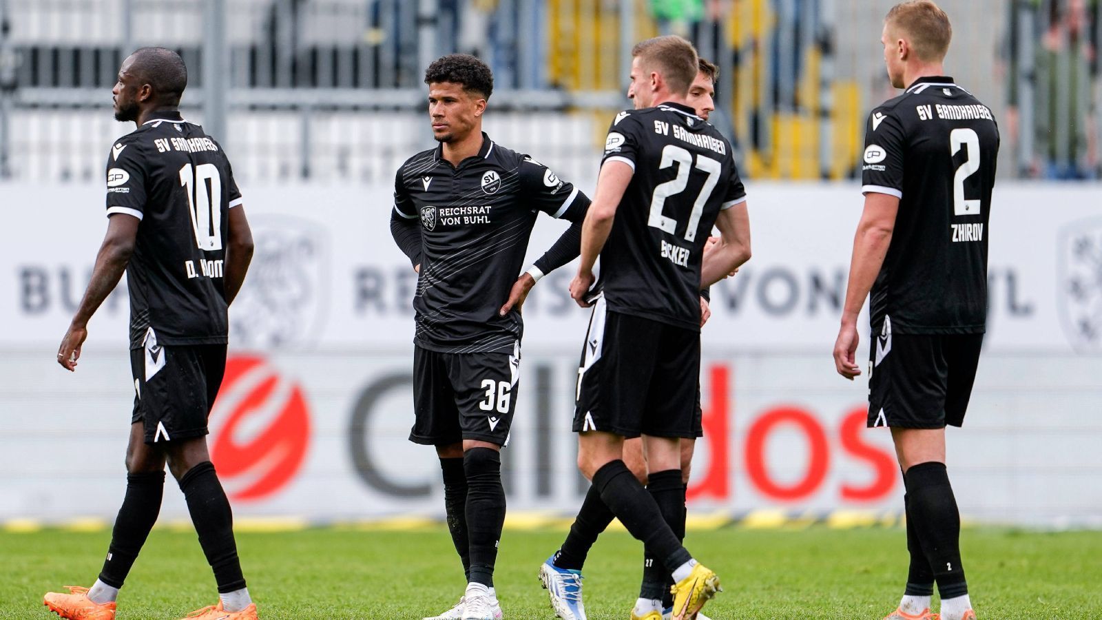 
                <strong>SV Sandhausen</strong><br>
                Bei Bundesligisten in Abstiegsgefahr wird häufig der SV Sandhausen als Gegner genannt, gegen den man als großer, etablierter Traditionsverein nicht spielen will. Ein Image, dass die Badener in ihrem Leben wohl nicht mehr loswerden. Daher sind es die Sandhausen Irrelevants. Oder weniger gehässig für den Verein aus dem Hardtwald: Sandhausen Hard Foresters
              