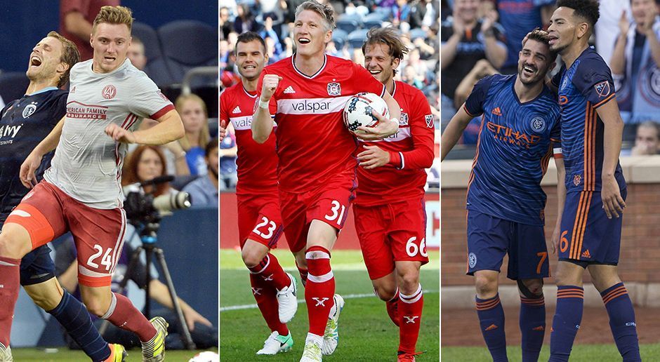 
                <strong>MLS: Diese Teams stehen 2017 in den Playoffs</strong><br>
                It's Playoff-Time! In der Major League Soccer startet in der Nacht (deutsche Uhrzeit) die K.o.-Runde. Neben Bastian Schweinsteiger, der sich mit Chicago Fire qualifizierte, spielen der deutsche Youngster Julian Gressel, Spaniens Superstar David Villa und Italiens Routinier Andrea Pirlo um den Titel in der US-amerikanischen und kanadischen Profiliga. ran.de stellt die Playoff-Teams vor und zeigt, welche Teams gegeneinander spielen.
              