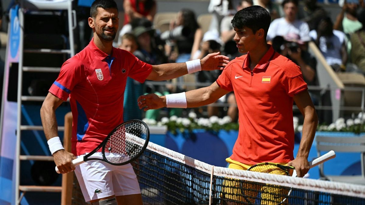 Djokovic und Alcaraz trafen zuletzt in Paris aufeinander