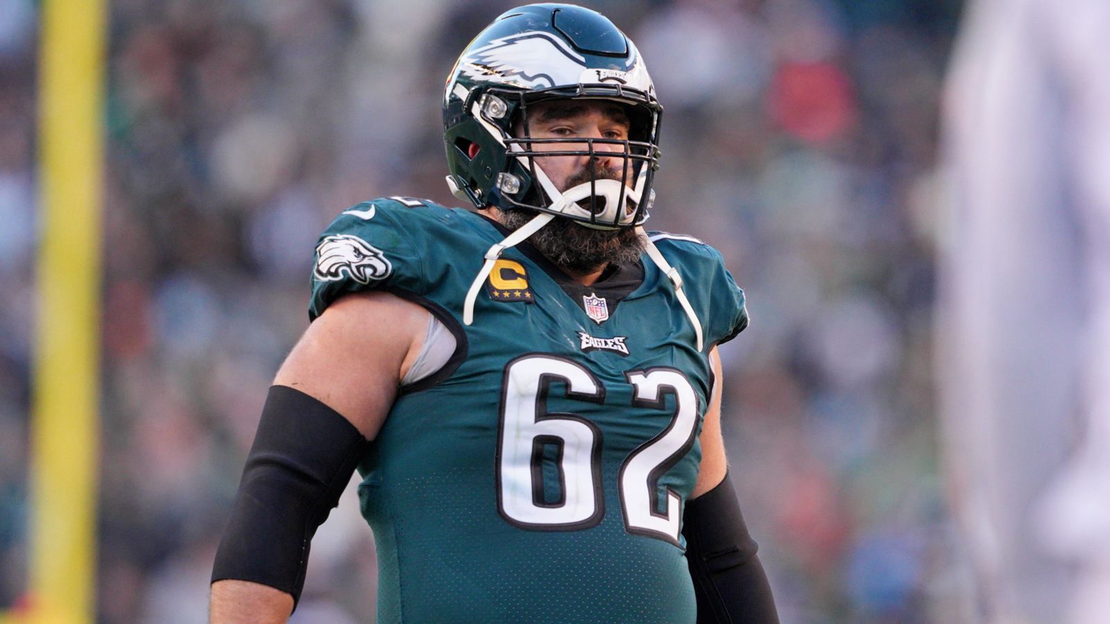 
                <strong>Jason Kelce</strong><br>
                Position: CenterTeam: Philadelphia Eagles
              