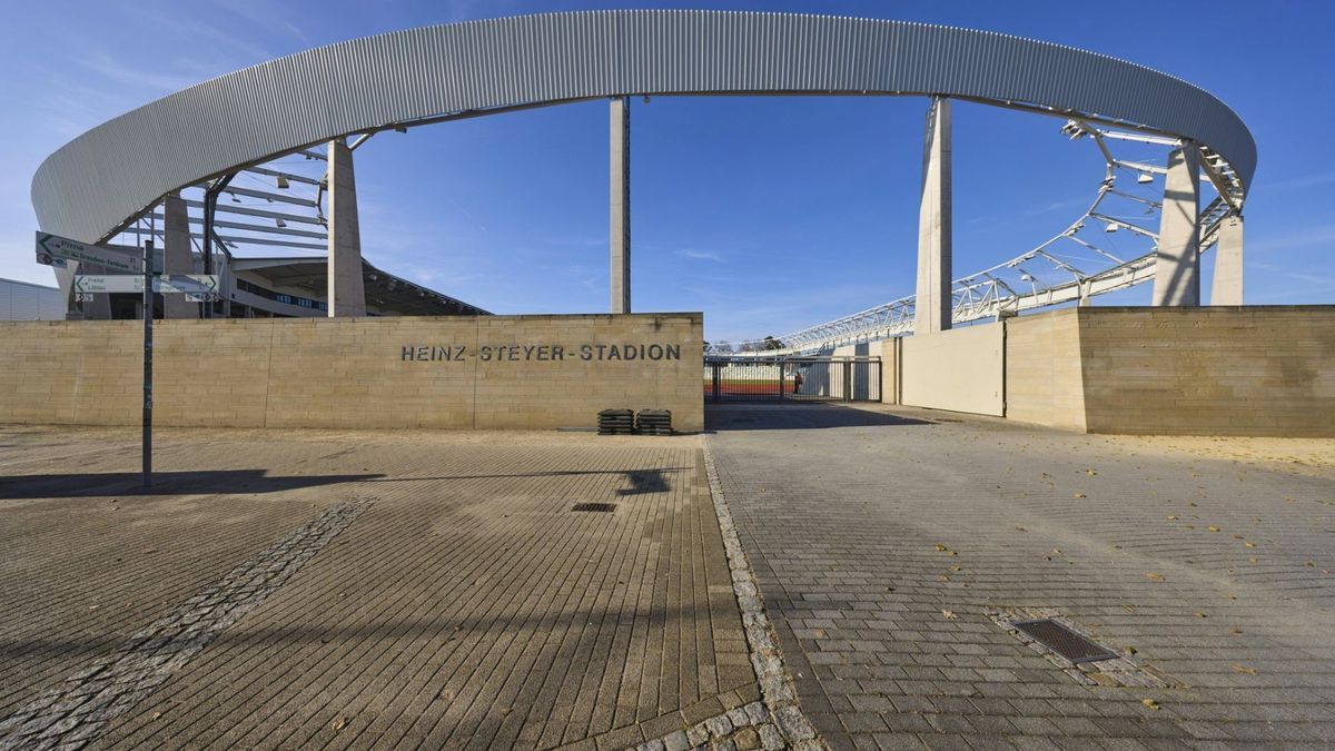 Das Heinz-Steyer-Stadion in Dresden