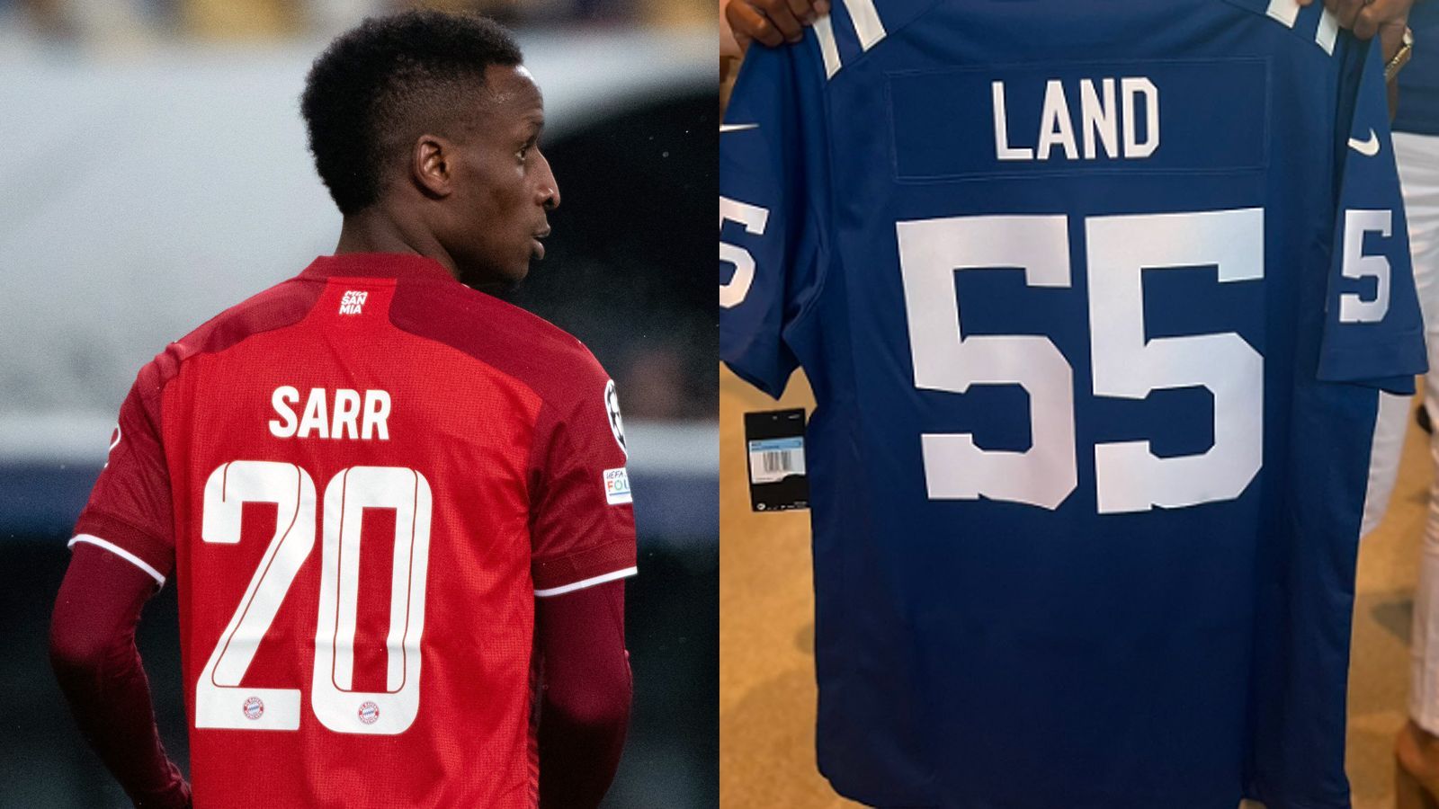 Bouna SARR (Bundesliga)<br> Isaiah LAND (NFL)