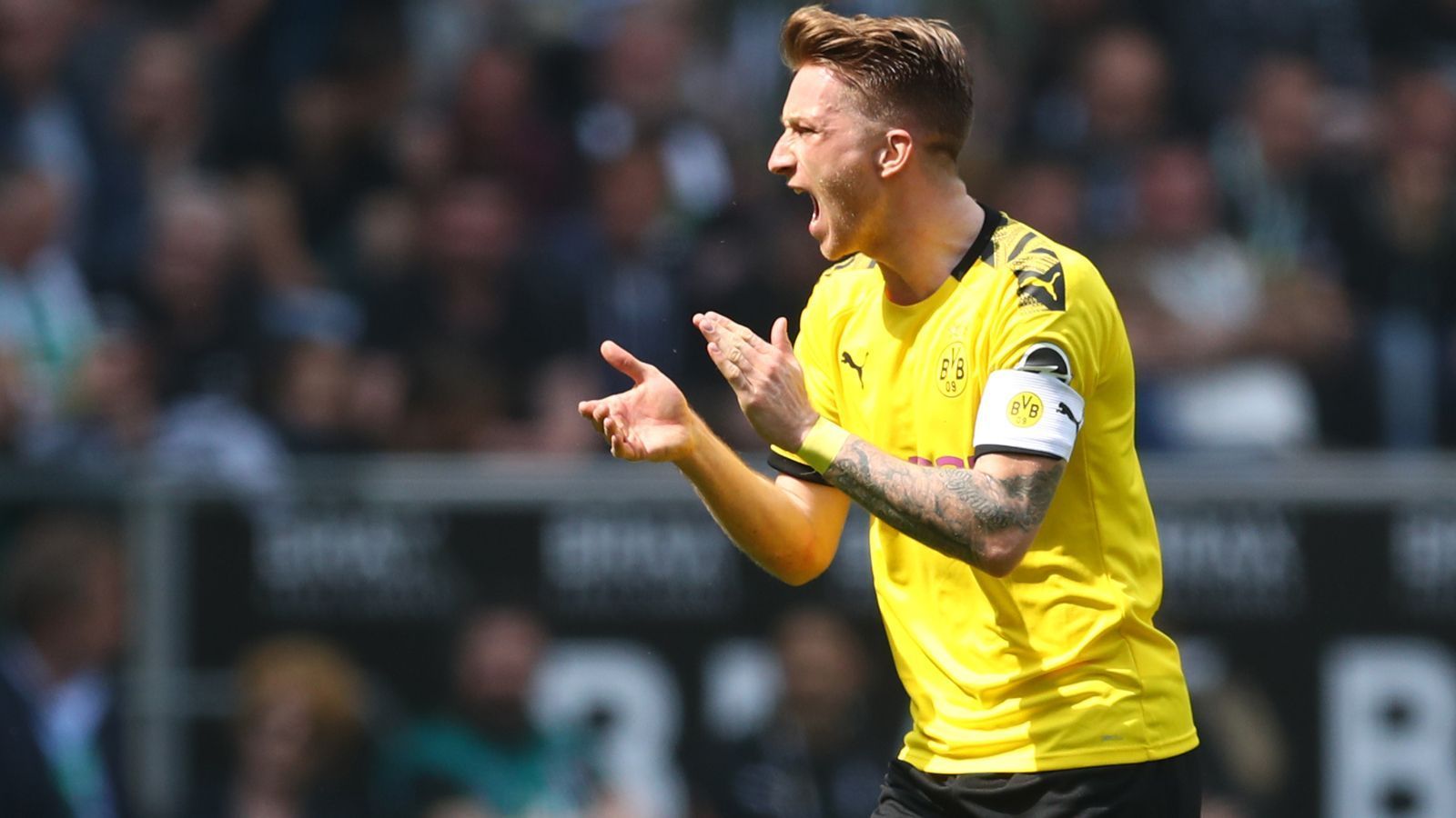 
                <strong>Platz 16 - Marco Reus (Borussia Dortmund)</strong><br>
                Marktwert: 50 Millionen EuroVertrag bis: 2023Alter: 30 JahrePosition: Offensiver Mittelfeldspieler
              