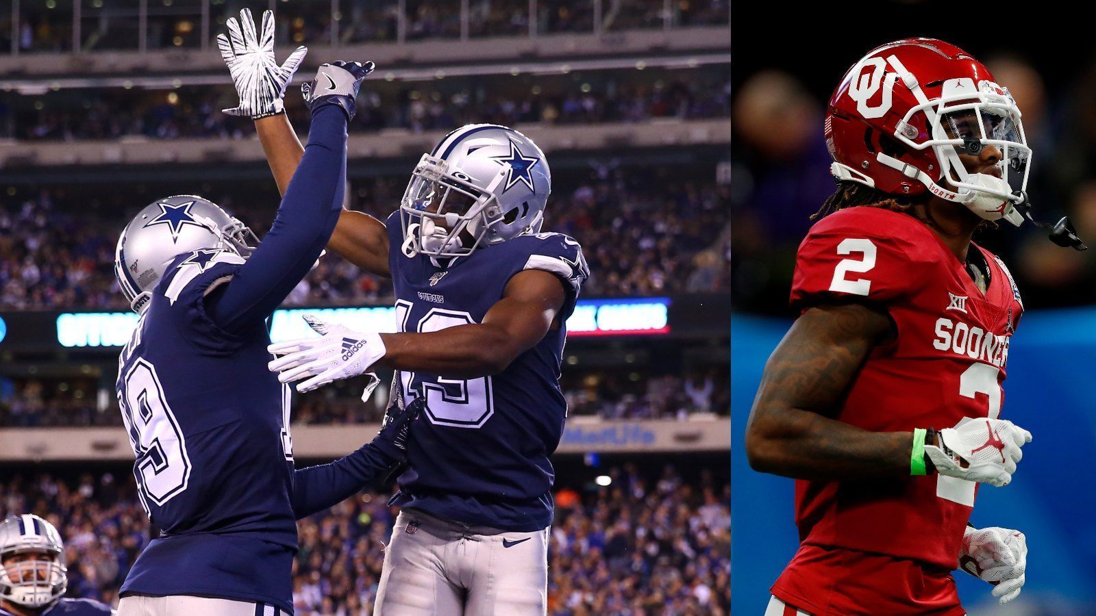 
                <strong>Platz 3: Dallas Cowboys</strong><br>
                Obwohl die Cowboys in der vergangenen Saison mit Amari Cooper und Michael Gallup zwei Receiver hatten, die mehr 1000 Yards zu Stande brachten, holten sie sich im Draft mit CeeDee Lamb den wohl besten Rookie-Receiver aus des diesjährigen Draftjahrgangs nach Dallas. Damit haben die Cowboys in der kommenden Saison drei Receiver auf dem Feld, die wohl bei vielen NFL-Teams als "Nummer Eins" fungieren könnten. So hat der neue Head Coach Mike McCarthy schon verlauten lassen, auch Star-Running-Back Ezekiel Elliott sinnvoll ins Passspiel einbauen zu wollen. Durch den Abgang von Jason Witten könnte die große Stunde von Blake Jarwin auf der Tight-End-Position geschlagen haben. Als langjähriger Back-Up hat er nun die Möglichkeit, sich als Starter zu beweisen. Mit einem der besten Receiving Corps der Liga stehen die Cowboys vor einer wichtigen Saison.
              