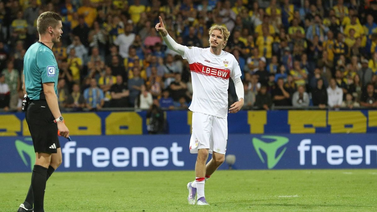 Am Dienstag noch im Pokal-Einsatz: Nick Woltemade