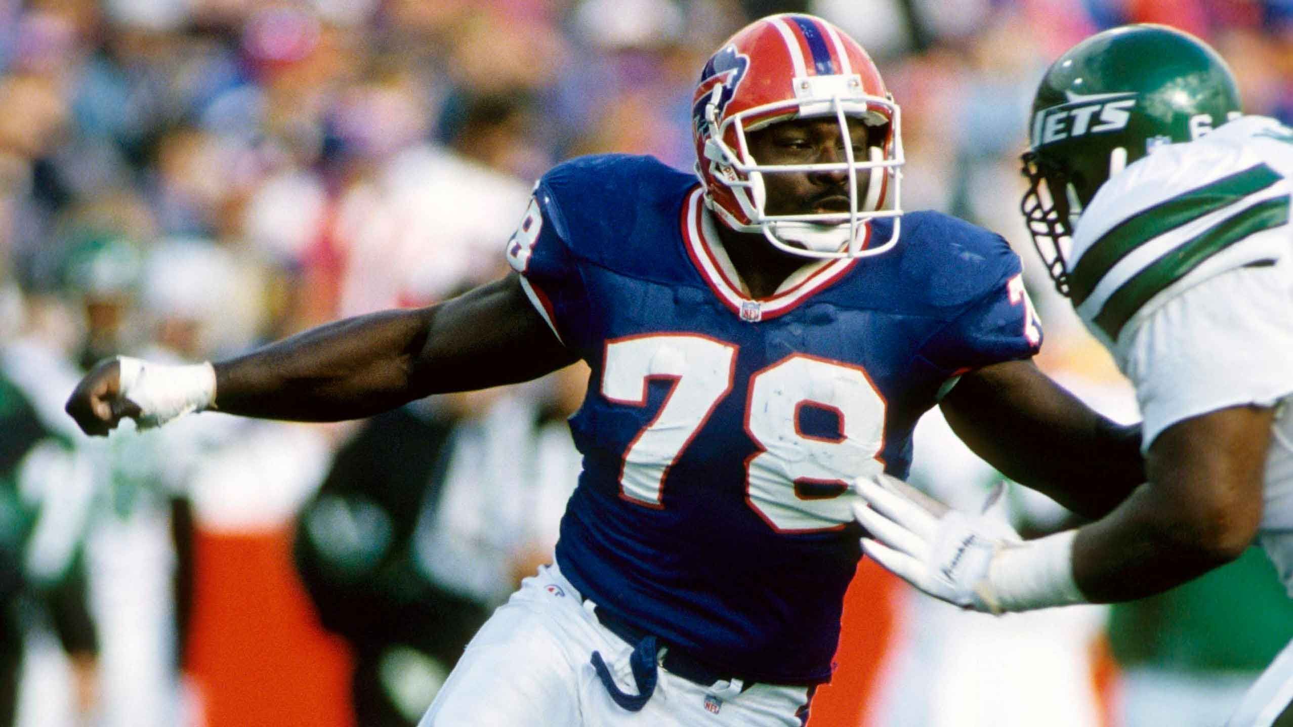 <strong>Buffalo Bills</strong><br>
                • Franchise-Rekord (all-time): Bruce Smith (1985-99): 171<br>• Franchise-Rekord (eine Saison): Bruce Smith (1990): 19
