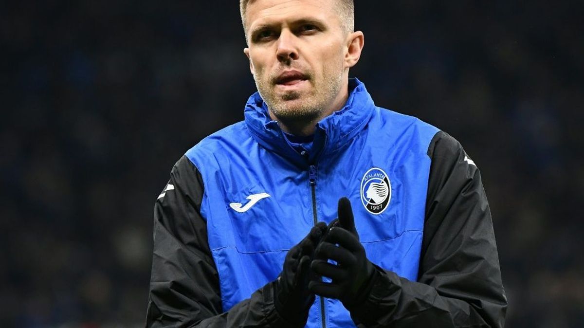 Bergamo-Torjäger Josip Ilicic mit einer großen Geste