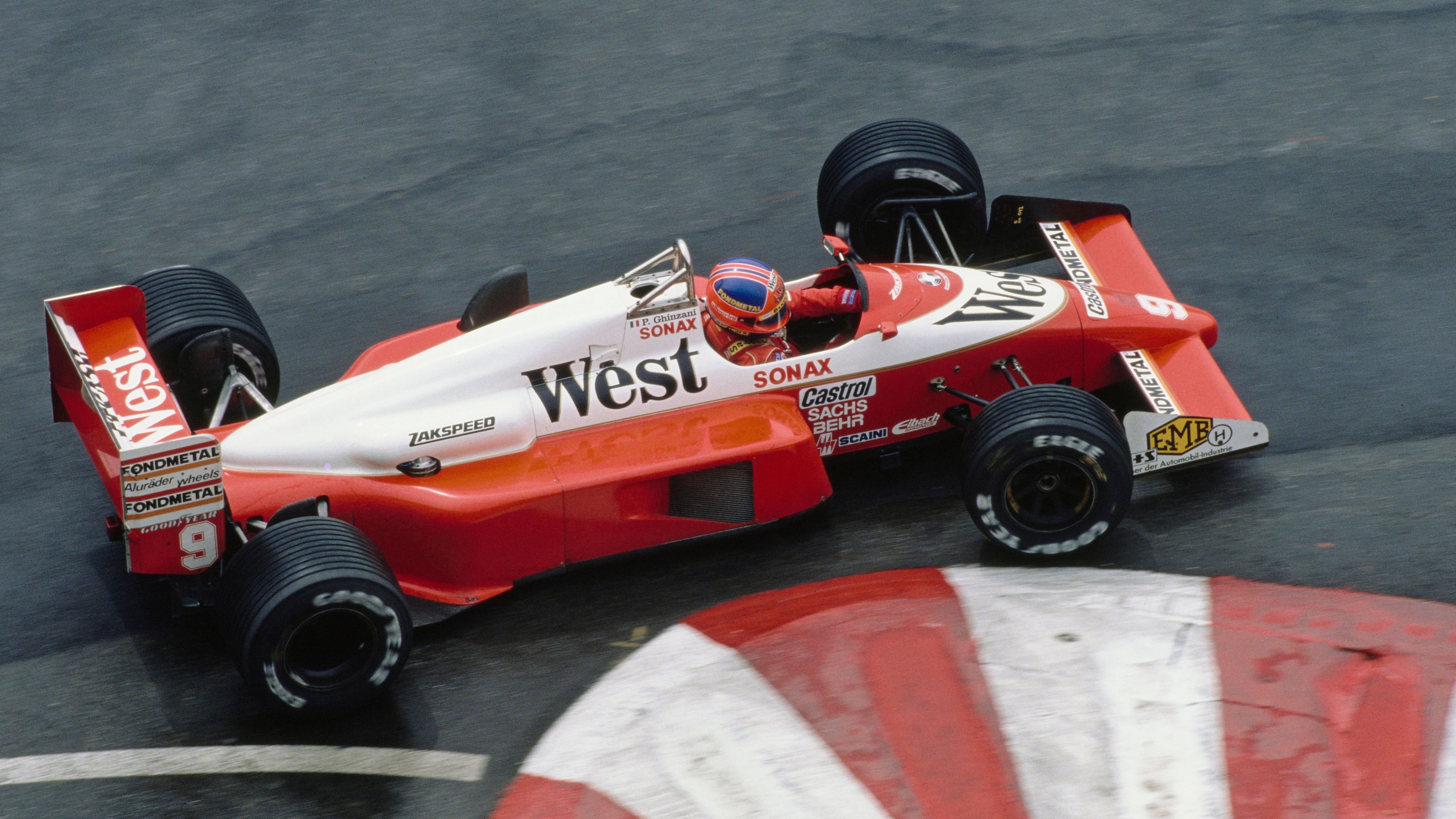 <strong>11. Platz: Piercarlo Ghinzani - 76 Rennen ohne Podium</strong><br>- Saisons aktiv: 1981, 1983 - 1989<br>- Teams: Osella, Toleman, Ligier, Zakspeed<br>- Bestes Ergebnis: 5. Platz