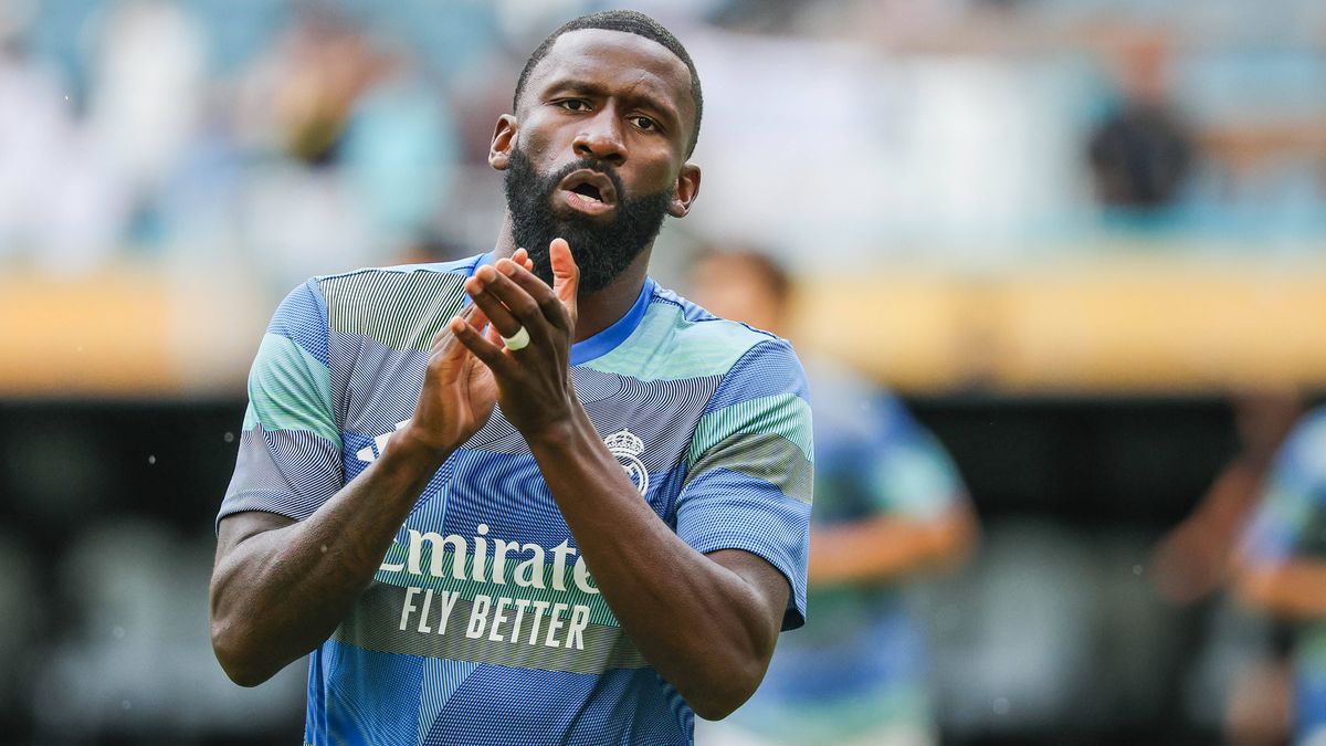 Match between Real Madrid and Juventus in the FIFA Club World Cup Antonio Rüdiger of Real Madrid during the match against Juventus valid for the round of 16 of the FIFA Club World Cup at the Hard R...